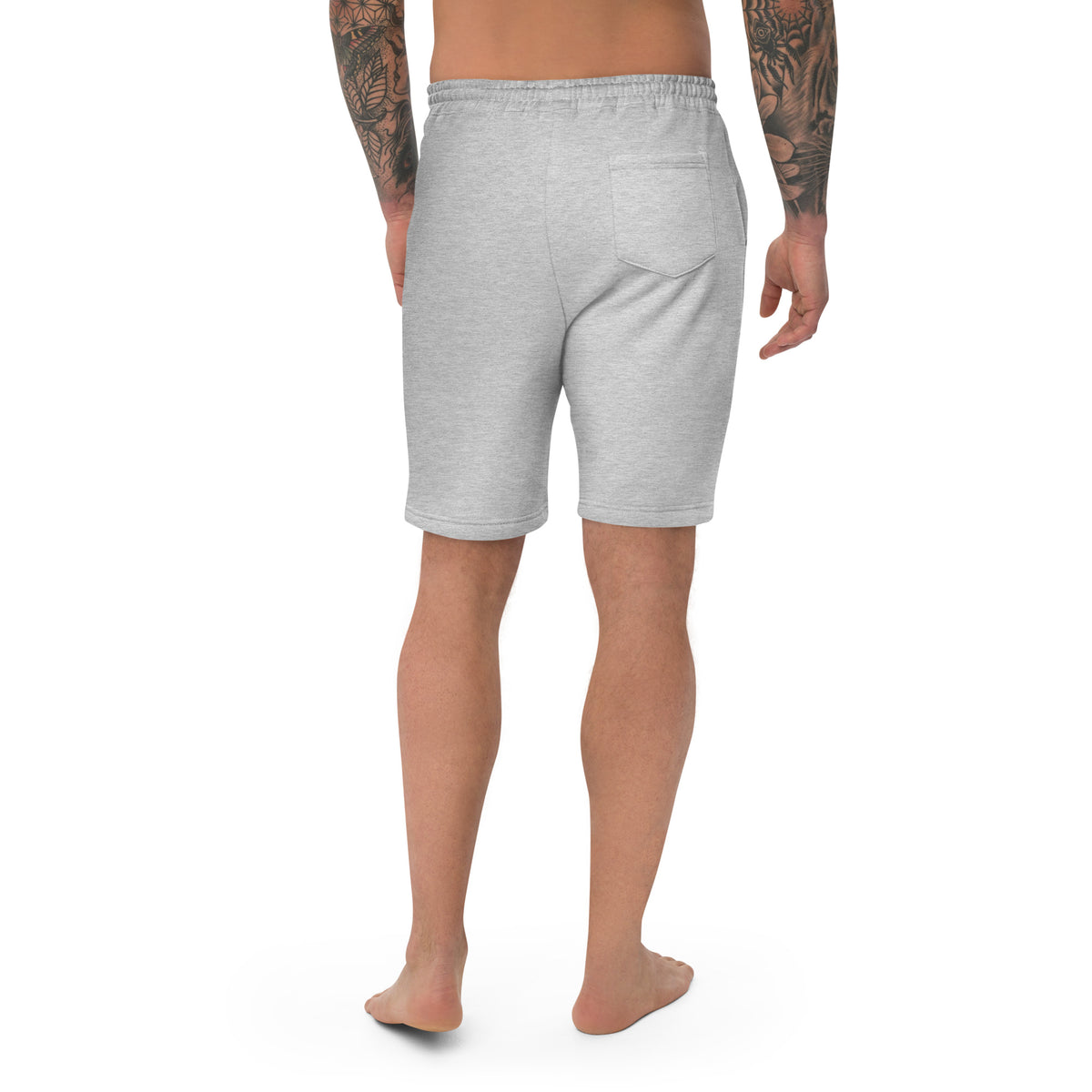White O.Z Logo Chill Men's Extra Comfort fleece shorts