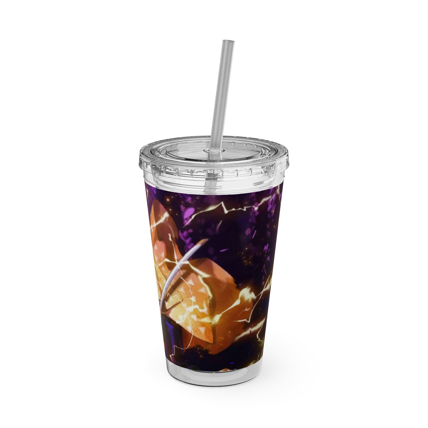 Zenitsu Tumbler with Straw, 16oz