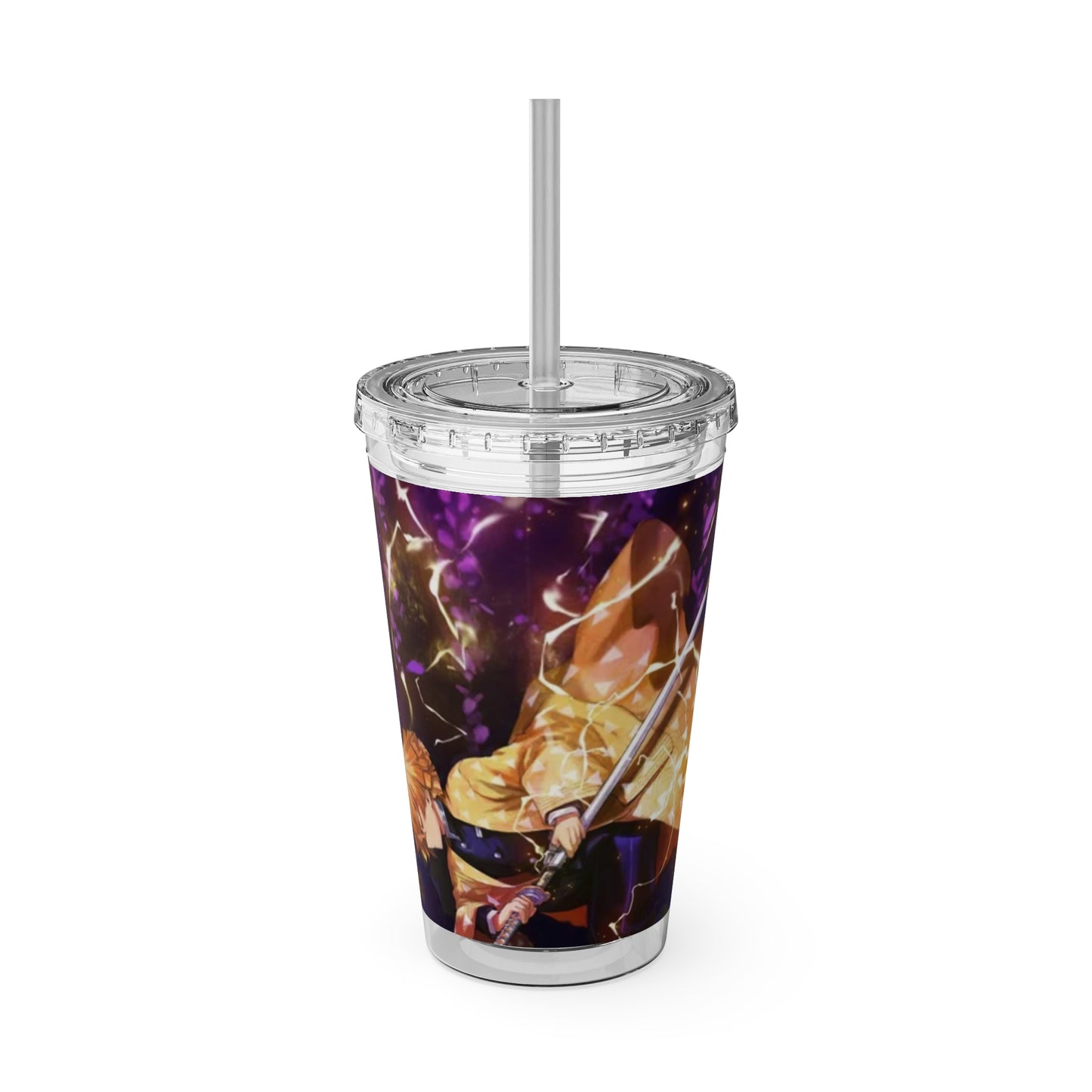 Zenitsu Tumbler with Straw, 16oz