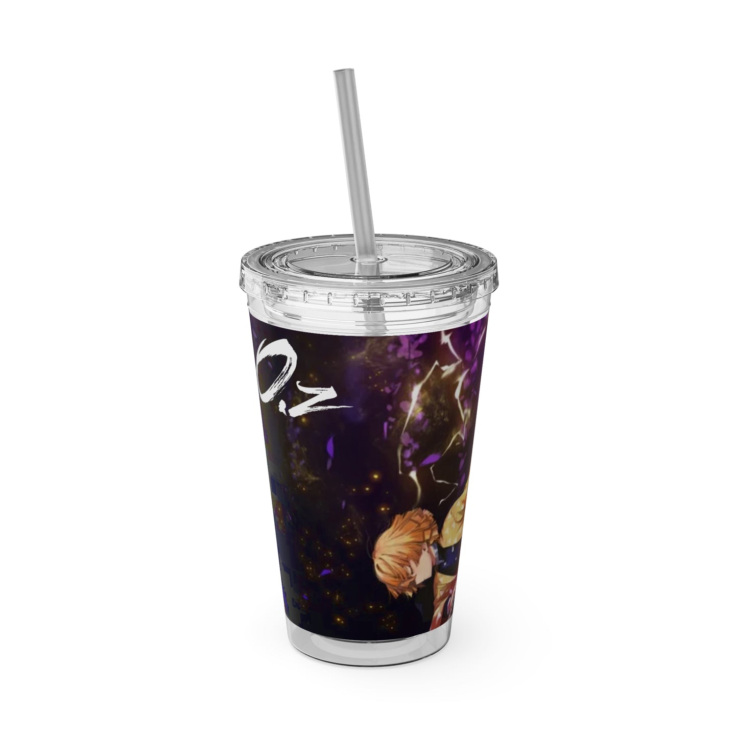 Zenitsu Tumbler with Straw, 16oz