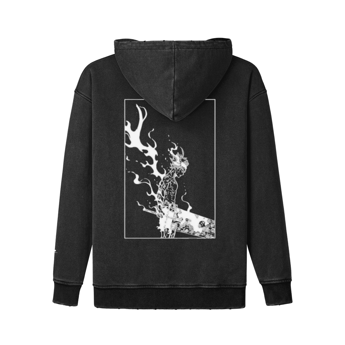 Black Clover Snow Washed Hoodie