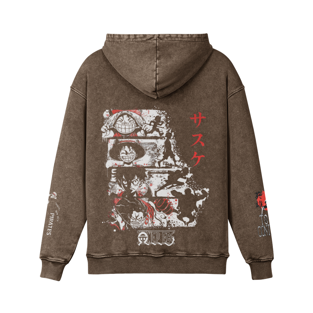 MONKEY D. LUFFY VINTAGE HOODIE XtraPrint