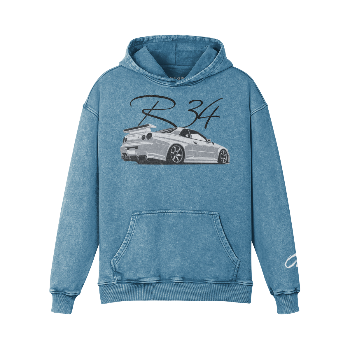 R34 Vintage Wash Hoodie