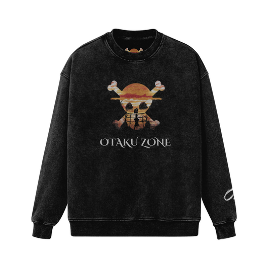 OP Luffy Conqueror Vintage Sweat Shirt